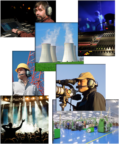 Industries and applications for David Clark headsets